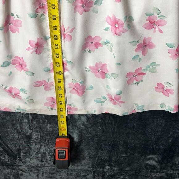 Vintage Diane von Furstenberg DVF Women’s Floral Print A-line Midi Skirt S (4-6) - Picture 5 of 7